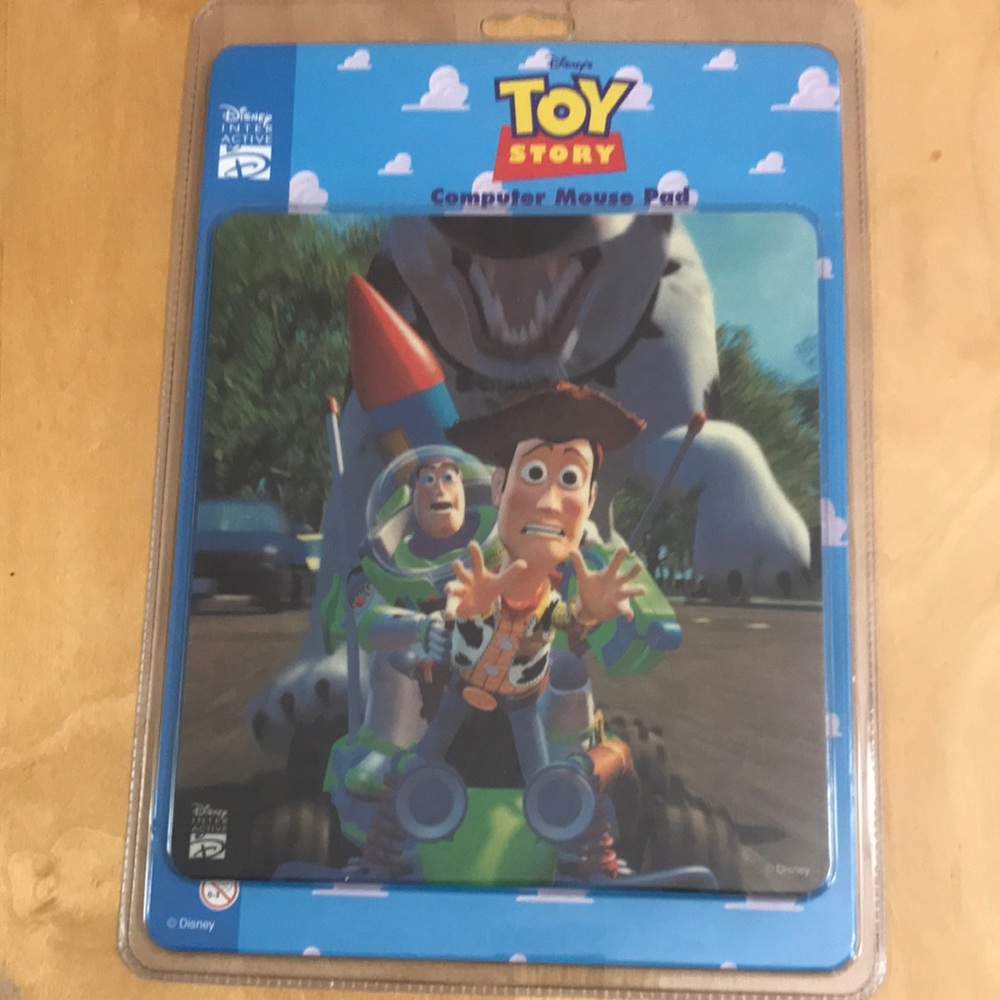 Disney Toy Story computer mouse pad new! BUZZ AND‎ WOODY
